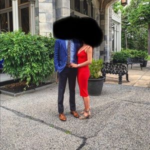 Lulu’s red body con dress